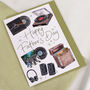 Vinyl Record Player Father's Day Greeting Card, thumbnail 2 of 3
