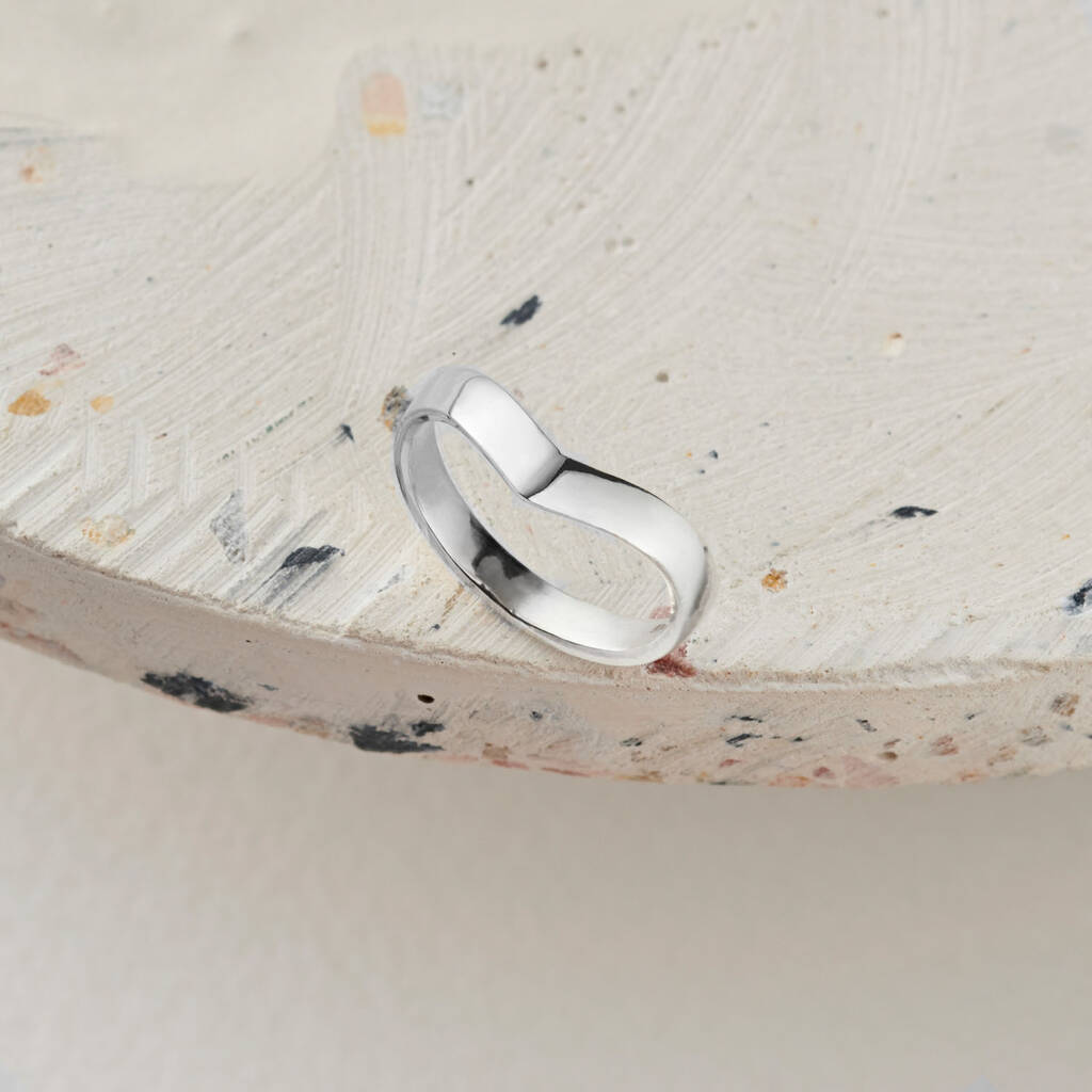 Handcrafted Wishbone Ring, 1 of 6