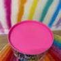 Hot Pink And Orange Leopard Print Round Bedside Table, thumbnail 4 of 7