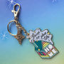 There's No Place Like Home Rainbow Keyring, thumbnail 9 of 9