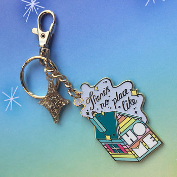 There's No Place Like Home Rainbow Keyring, 9 of 9