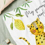 Personalised Safari Animal Baby Blanket, thumbnail 2 of 3