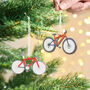 Personalised Bike Christmas Tree Decoration, thumbnail 1 of 6