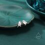 Baby Robin Bird Stud Earrings, thumbnail 7 of 12