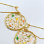 Disco Sparkly Drop Earrings Hand Made, thumbnail 2 of 10