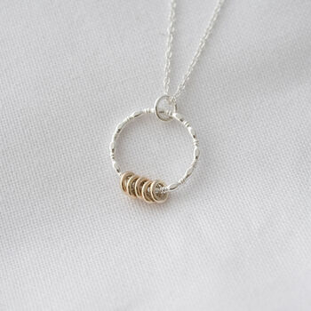 50th Gold And Silver Birthday Necklace, 7 of 12