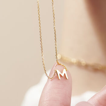 Petite 9ct Gold Initial Necklace, 2 of 12