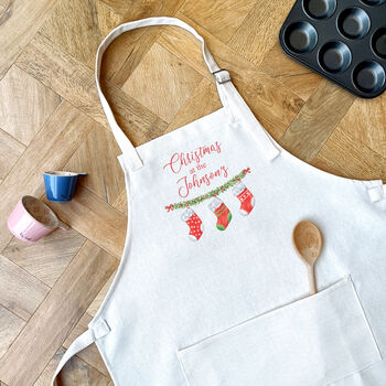 Personalised Family Christmas Apron, 2 of 7