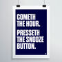 Snooze Print, thumbnail 4 of 4