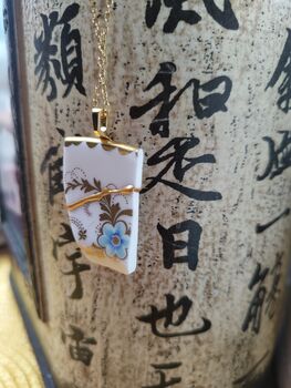 Delicate Porcelain Kintsugi Necklace, 2 of 2