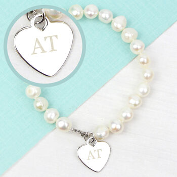 Personalised Freshwater Pearl Initial Bracelet, 5 of 7
