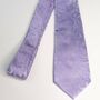 Lavender Wedding Tie Set And Socks Groomsmen Gift, thumbnail 6 of 11