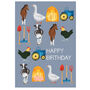 Farm Yard Birthday Card With Activities For Children, thumbnail 2 of 4