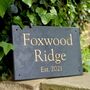 Engraved Slate Wall House Signs, thumbnail 1 of 6