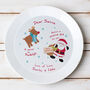 Personalised Santa And Rudolph Christmas Eve Mince Pie, thumbnail 1 of 3