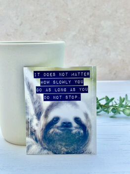 Sloth Gifts: Cute Sloth Tea Gift Set, 11 of 12