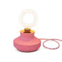 Pink Granite Effect Jesmonite Table Lamp, thumbnail 3 of 4