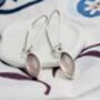 Sterling Silver Rose Quartz Earrings, thumbnail 1 of 7