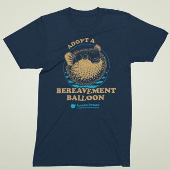 Funny Pufferfish T Shirt, Adopt A Bereavement Balloon, 3 of 7