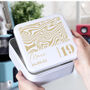 Personalised Retro Wave 13th Birthday Keepsakes Tin, thumbnail 5 of 11