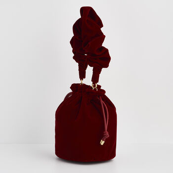 Red Velvet Bucket Bag, 4 of 8