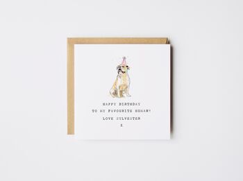 My Favourite Human Dog Card Corgi *Various Dog Breeds, 4 of 7