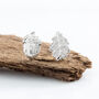 Sterling Silver Acorn And Oak Leaf Stud Earrings, thumbnail 3 of 5
