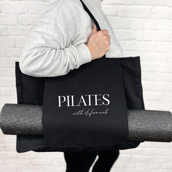 Personalised Organic Pilates Bag, 3 of 4