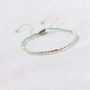 Minimalist Colourful Silk Thread Gemstone Bracelets, thumbnail 11 of 12