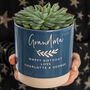 Personalised Grandparents Indoor Plant Pot, thumbnail 1 of 9