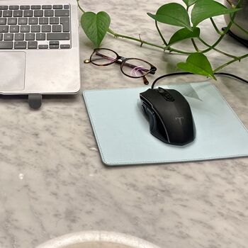 Personalised Pastel Vegan Leather Mousepad, 2 of 7