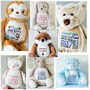 Personalised Embroidered Teddy Bears, thumbnail 3 of 12