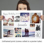 Personalised 40th Birthday Photo Collage, thumbnail 9 of 12