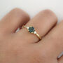 Ethically Sourced Sapphire Diamond Engagement Ring: Eva, thumbnail 1 of 5