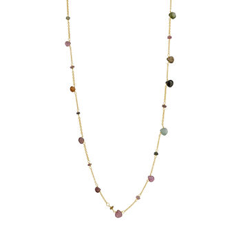 Sterling Silver Fine Tourmaline Long Necklace, 9 of 11