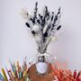 Colourful Dried Flowers With Personalised Vase Christmas Gift, thumbnail 3 of 12