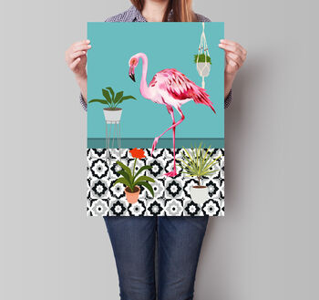 Flamingo Modern Print, 3 of 3