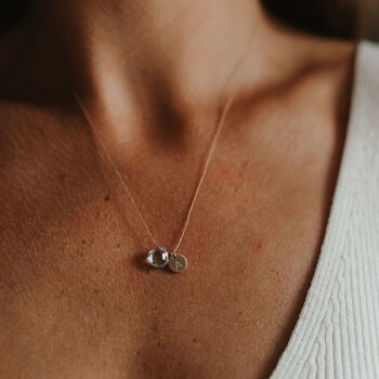 November Topaz Fine Cord Birthstone Necklace, 4 of 6