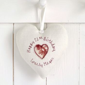 Personalised 16th Birthday Hanging Heart Gift For Girl, 5 of 12
