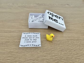 I Love You Gift, Duck Gift, Keepsake Gift, 3 of 7