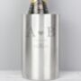 Personalised Monogram Stainless Steel Wine Cooler, thumbnail 3 of 3