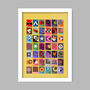 Number Ones Of The Eighties Music Poster Print, thumbnail 2 of 5