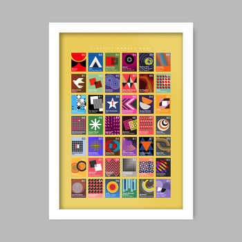 Number Ones Of The Eighties Music Poster Print, 2 of 5