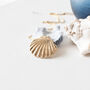 Gold Plated Seashell Necklace, thumbnail 5 of 8