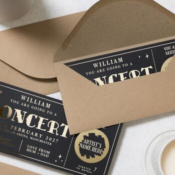 Any Concert Ticket Gift Voucher Scratch Reveal, 6 of 8