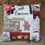 My 1st Christmas Memory Pillow Keepsake, Double Sided Baby Clothes Cushion, thumbnail 4 of 12