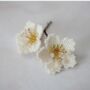 Set Of Three Petite Beaded Cherry Blossom Hairpins, thumbnail 2 of 6
