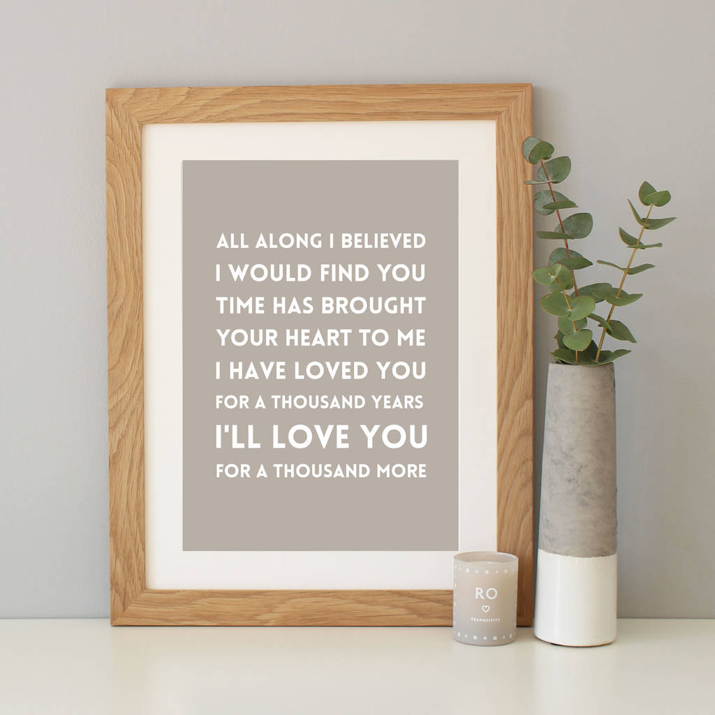 Set You Free Black Heart Song Lyric Quote Print