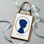 Personalised Papercut Cameo Portrait Framed Print, thumbnail 2 of 4
