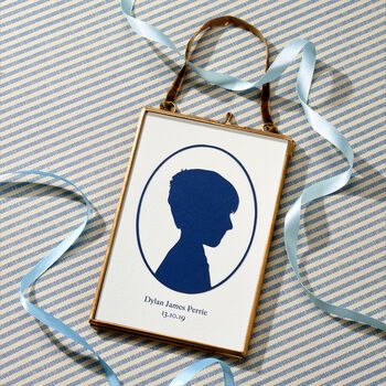 Personalised Papercut Cameo Portrait Framed Print, 2 of 4